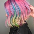 Цветные волосы: фото модных оттенков