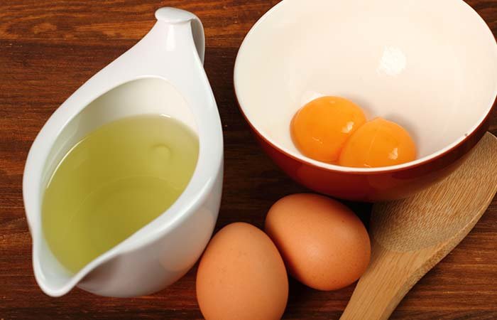 масло и яйца
